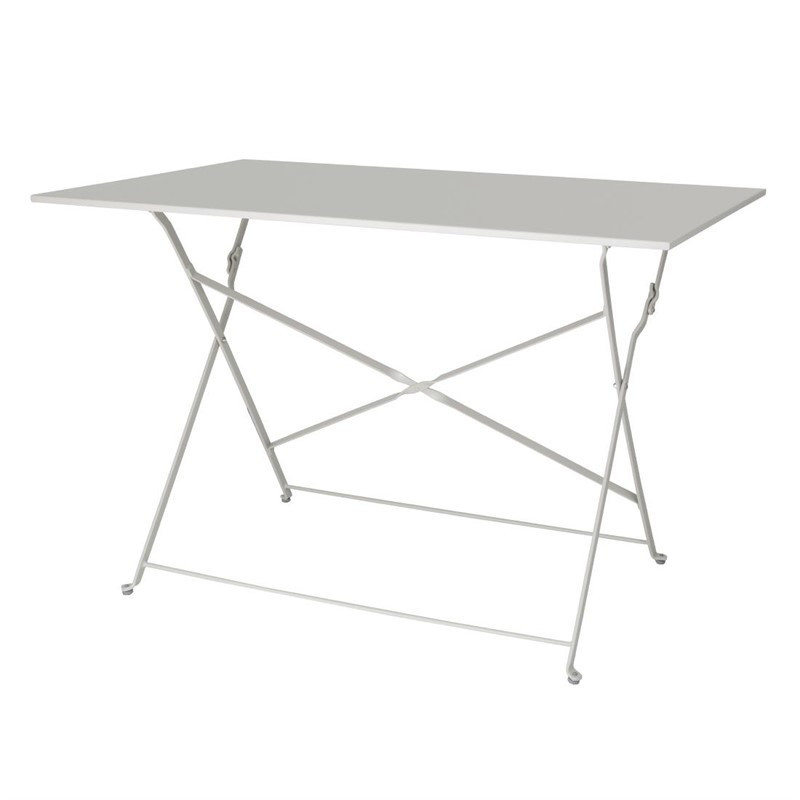 Mesa de terraza plegable gris - 1100 x 700 mm - Bolero