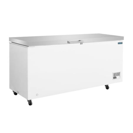 Congelador Arcón con Tapa de Acero Inoxidable - 581 L - Polar