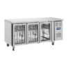 Mesa Refrigerada Positiva de 3 Puertas de Cristal - 358 L - Polar