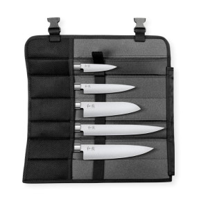 Set de 5 Cuchillos Wasabi Black con Maletín - Rendimiento y elegancia para profesionales de la cocina