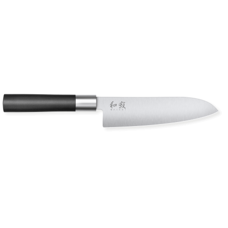 Cuchillo Santoku Kai Wasabi Black 16,5 cm - Corte preciso y versátil