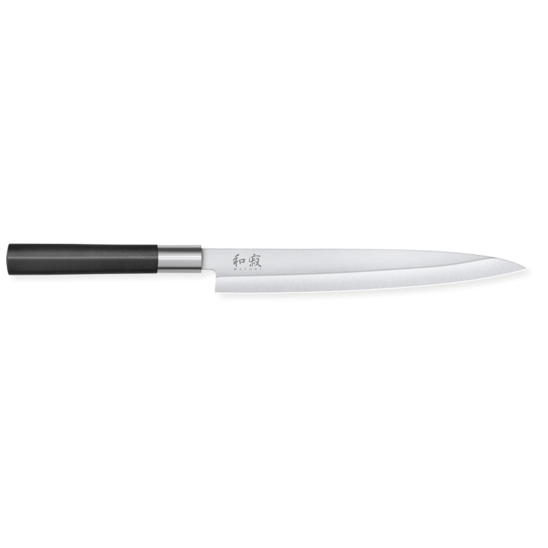 Cuchillo Yanagiba Wasabi Black 21 cm KAI - Corte preciso para pescados, sushi y sashimi