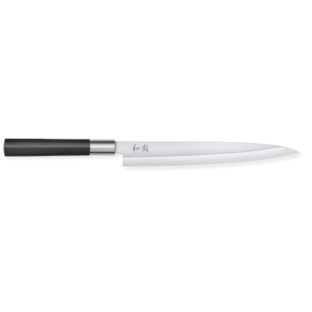 Cuchillo Yanagiba Wasabi Black 21 cm KAI - Corte preciso para pescados, sushi y sashimi