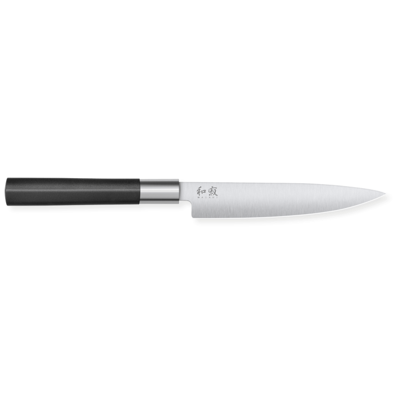 Kai Wasabi Black Universal Knife - L 15 cm: Cutting performance and ease of use