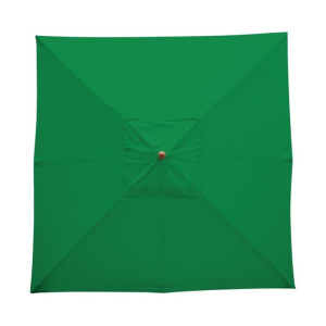 Parasol Cuadrado Verde - L 2500mm - Bolero