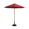 Red Round Parasol - 2.5 m - Bolero