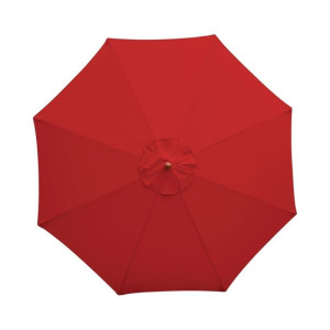 Parasol Rond Rouge - 2,5 m - Bolero