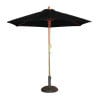 Parasol Negro Redondo Ø 2,5 M - Bolero - Fourniresto