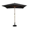 Parasol Cuadrado Negro - L 2500mm - Bolero