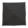 Parasol Cuadrado Negro - L 2500mm - Bolero