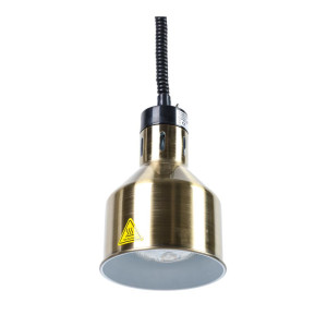 Golden Heating Lamp with Bulb - Dynasteel: Keep your food warm effectively