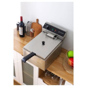Friteuse Profesional 10 L 3000 W Inox — Termostato