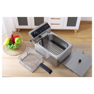Friteuse Profesional 10 L 3000 W Inox — Termostato