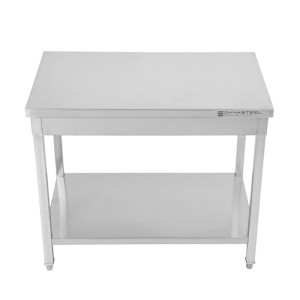 Stainless Steel Table with Shelf - Robust and Practical