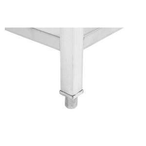 Mesa Inox 1200x700 mm con Estante Inferior — Pro CHR