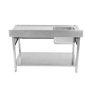 Fregadero 1 Cubeta con Respaldo y Estante - L 1000 x P 700 mm - Dynasteel