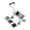 French fries cutter for heavy-duty use with grids - Dynasteel