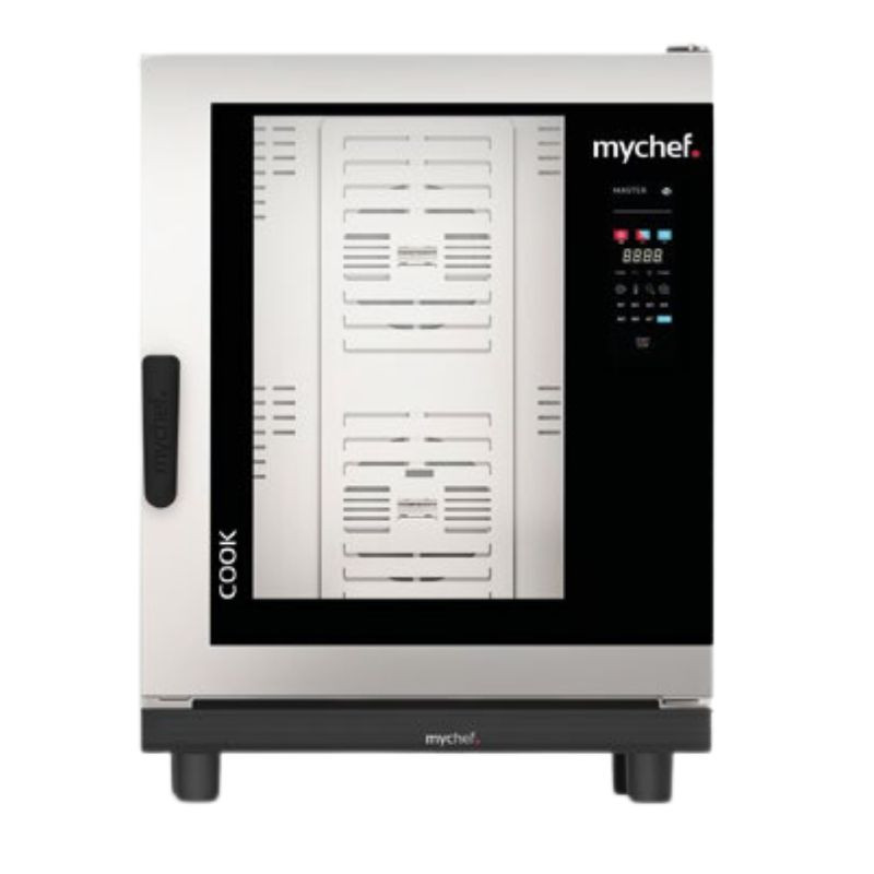 Four Mixte Cook Master - Ouverture Gauche - 10 GN 1/1 : cuisine professionnelle sans complications avec Mychef Four Mixte Cook Master - Ouverture Gauche - 10 GN 1/1 : cuisine professionnelle sans complications avec Mychef
