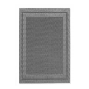 Juego de Manteles Individuales de PVC Grafito - Lote de 6: protección elegante para tu mesa.