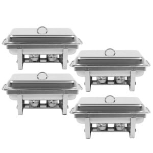 Chafing Dish GN 1/1 Eco - Lote de 4 - Dynasteel