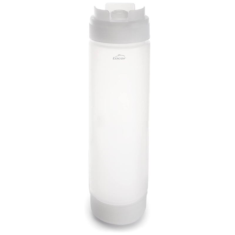 Frasco Dispensador Biberón Push Transparente - 0,7 L - Lacor