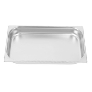 Bandeja gastronómica GN 1/1 de acero inoxidable - Profundidad 65 mm - 9 L Dynasteel: Calidad profesional