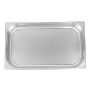 Bandeja gastronómica GN 1/1 de acero inoxidable - Profundidad 65 mm - 9 L Dynasteel: Calidad profesional