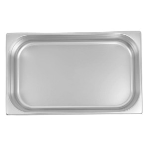 Bandeja gastronorm GN 1/1 de acero inoxidable - 14 L, profundidad 100 mm