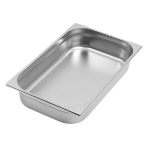 Bandeja gastronorm GN 1/1 de acero inoxidable - 14 L, profundidad 100 mm