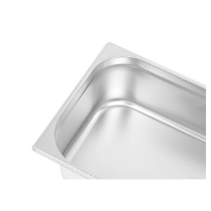 Bandeja gastronómica GN 1/1 de acero inoxidable - 150 mm de profundidad, 21 L - Dynasteel