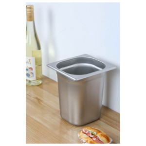 Bac Gastro GN 1/6 Inox Profundidad 200 mm - 3,4 L