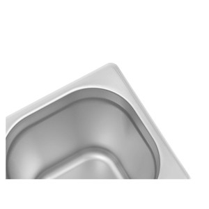 Bac Gastro GN 1/6 Inox Profundidad 200 mm - 3,4 L