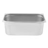 Bandeja gastronorm GN 1/1 de acero inoxidable 28L - Profundidad 200 mm | Dynasteel