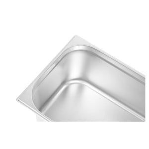 Bandeja gastronorm GN 1/1 de acero inoxidable 28L - Profundidad 200 mm | Dynasteel