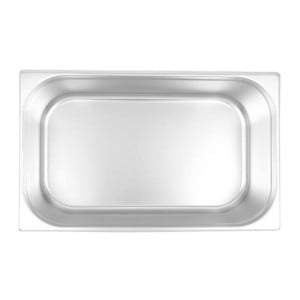 Bandeja gastronorm GN 1/1 de acero inoxidable 28L - Profundidad 200 mm | Dynasteel