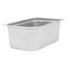 Bandeja gastronorm GN 1/1 de acero inoxidable 28L - Profundidad 200 mm | Dynasteel