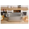 Bandeja gastronorm GN 1/1 de acero inoxidable 28L - Profundidad 200 mm | Dynasteel