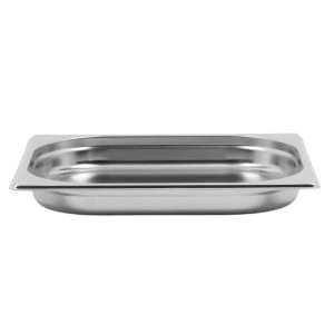 Bandeja gastronorm GN 1/2 de acero inoxidable Dynasteel - 2 L, Profundidad 40 mm