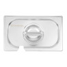 Tapa GN 1/4 Dynasteel de acero inoxidable para recipiente Gastronorm.