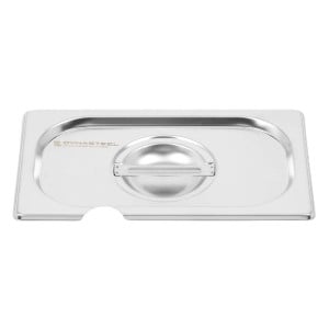 Tapa GN 1/4 Dynasteel de acero inoxidable para Cubeta Gastronorm