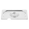 Tapa GN 1/4 Dynasteel de acero inoxidable para recipiente Gastronorm.