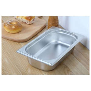 Bac Gastro GN 1/4 Inox - Profundidad 65 mm - 1,8 L - Dynasteel