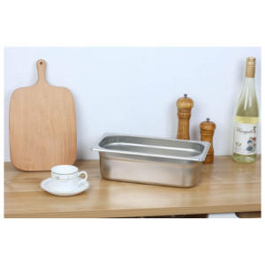 Bandeja gastronorm GN 1/3 - 3,7 L - P 100 mm - Dynasteel