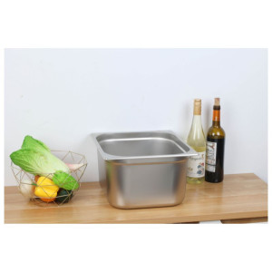 Bac Gastro GN 2/3 Inox - Profundidad 200 mm - 18 L - Dynasteel