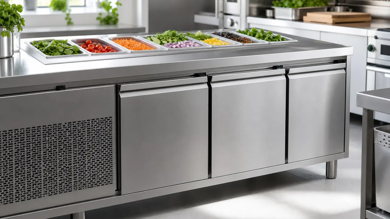 Mesa refrigerada