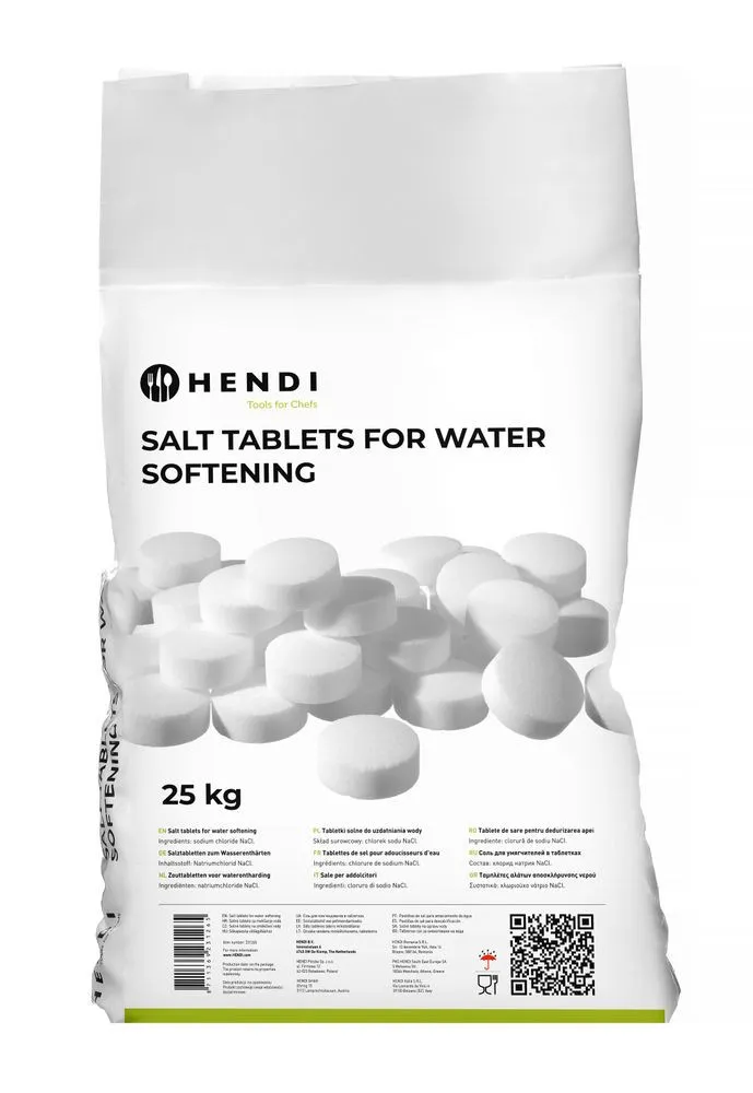 Tabletas de Sal para Suavizadores de Agua - 25 kg