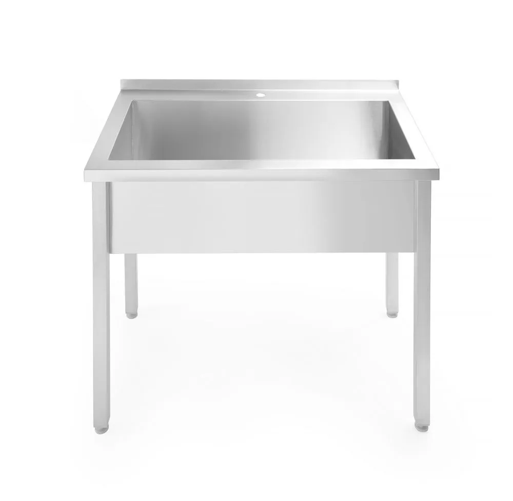 Mesa de Fregadero Simple Soldada - P 600 x L 800 mm