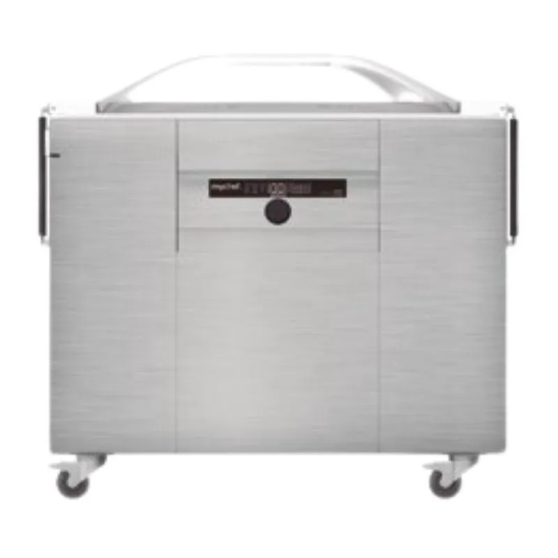 Máquina de vacío sobre soporte iSensor L - Bomba Becker - 2 barras de soldadura y gas inerte