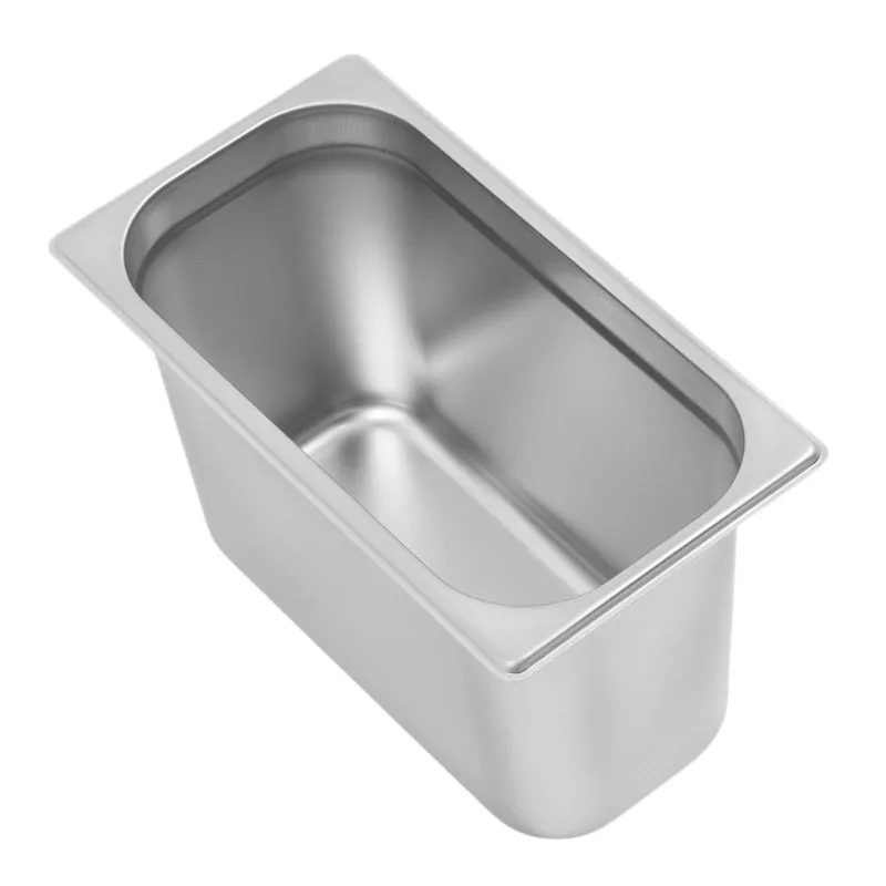 Cubeta Gastronorm GN 1/3 Inox AISI 201 - 325 x 175 x 200 mm - 7,5 L - Apta para Lavavajillas, Cocina
