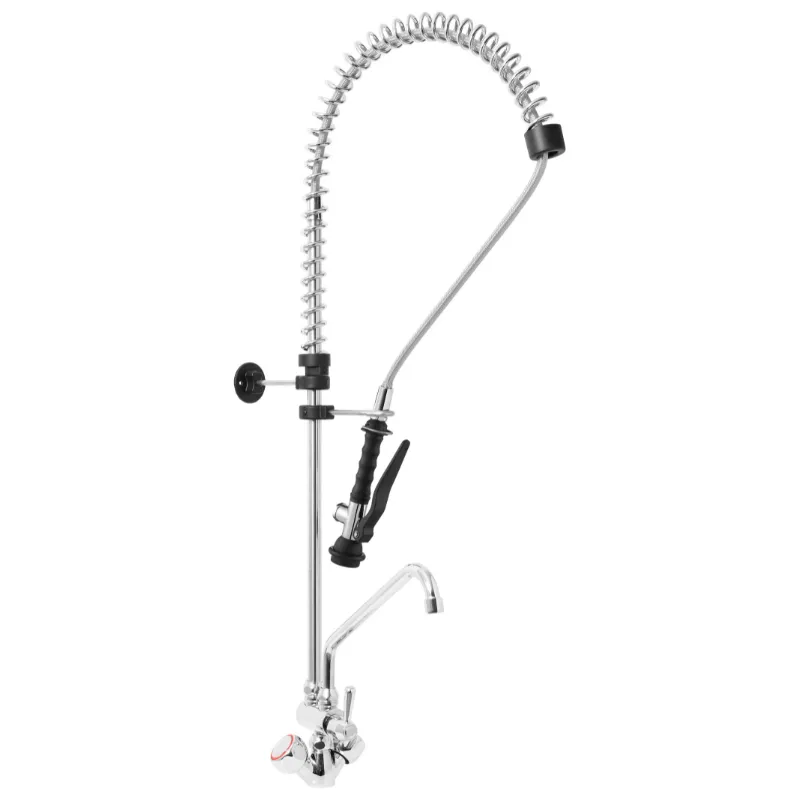 Grifo de cocina con mezclador y caño alto monomando